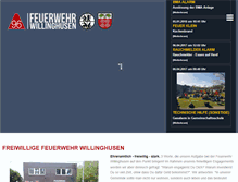 Tablet Screenshot of feuerwehr-willinghusen.de